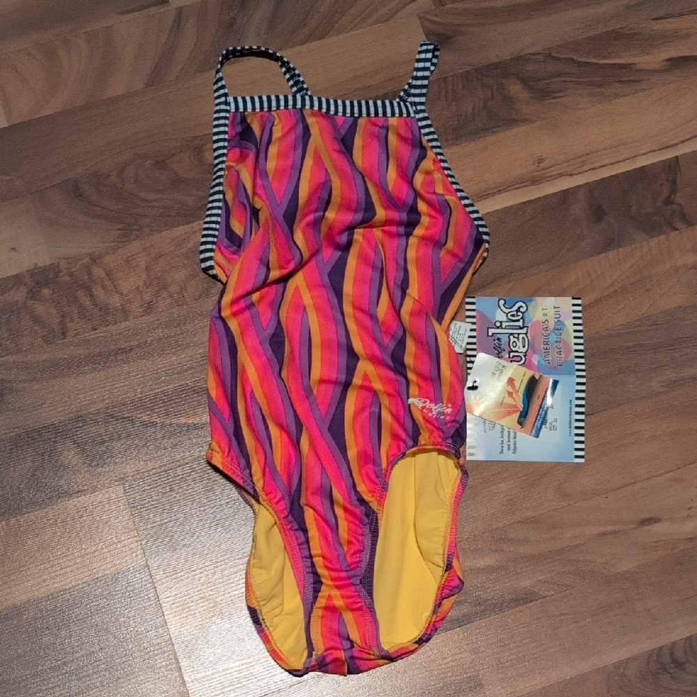 Dolfin Uglies Colorful Striped Swimsuit